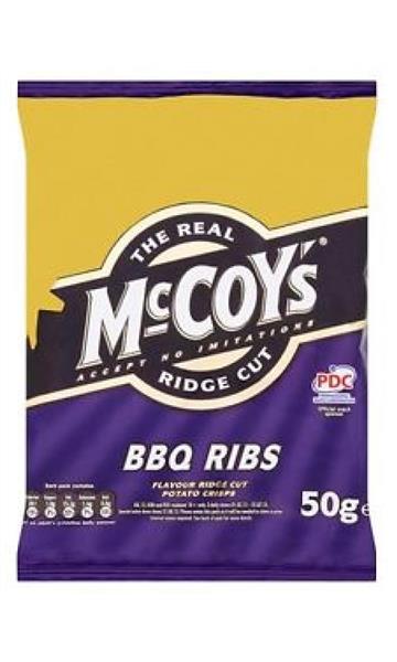 MCCOYS BBQ RIBS 26x45g