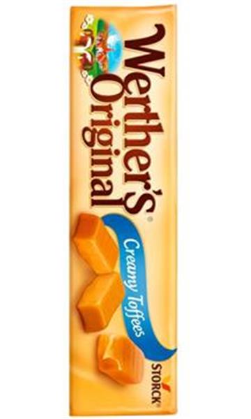 WERTHERS ORIGINAL CHEWY TOFFEES 24X50g ROLLS