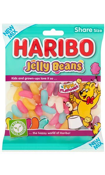 HARIBO JELLY BEANS 12X160g BAGS