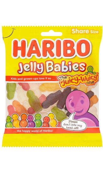 HARIBO JELLY BABIES 12X160g BAGS