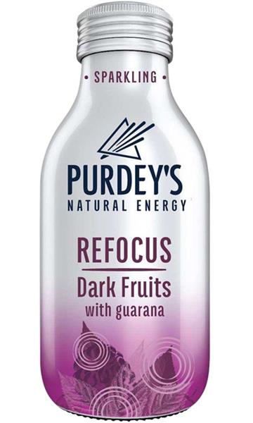 PURDEY REFOCUS DARK FRUIT WITH GUARANA 12X330ml BOTTLES