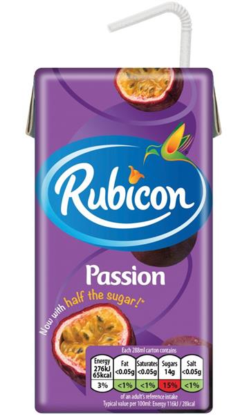 RUBICON PASSION 27X288ml CARTONS