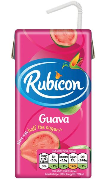 RUBICON GUAVA 27X288ml CARTONS