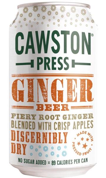 CAWSTON PRESS GINGER BEER 24X330ml CANS