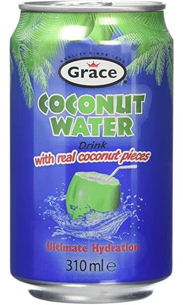 GRACE COCONUT WATER with pulp 12X310ml CANS