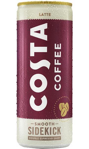 COSTA  COFFEE LATTE 12X250ml CANS
