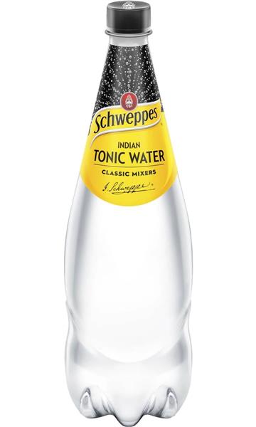 SCHWEPPES INDIAN TONIC WATER 6X1L BOTTLES