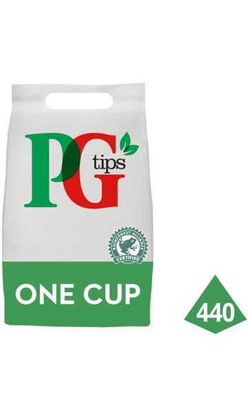 PG TIPS 440 ONE CUP CATERING TEA  BAGS 1X440s