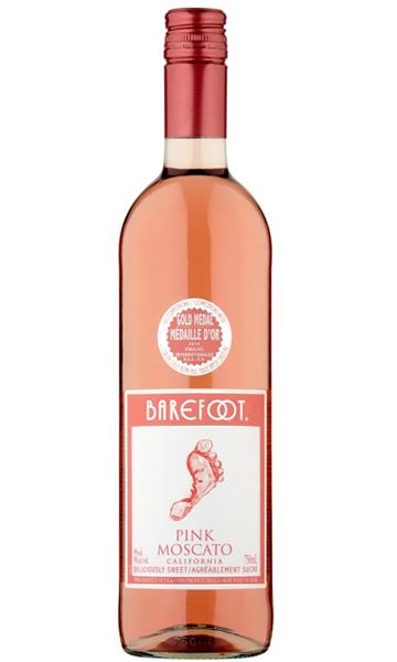 BAREFOOT PINK MOSCATO 6X75cl BOTTLES